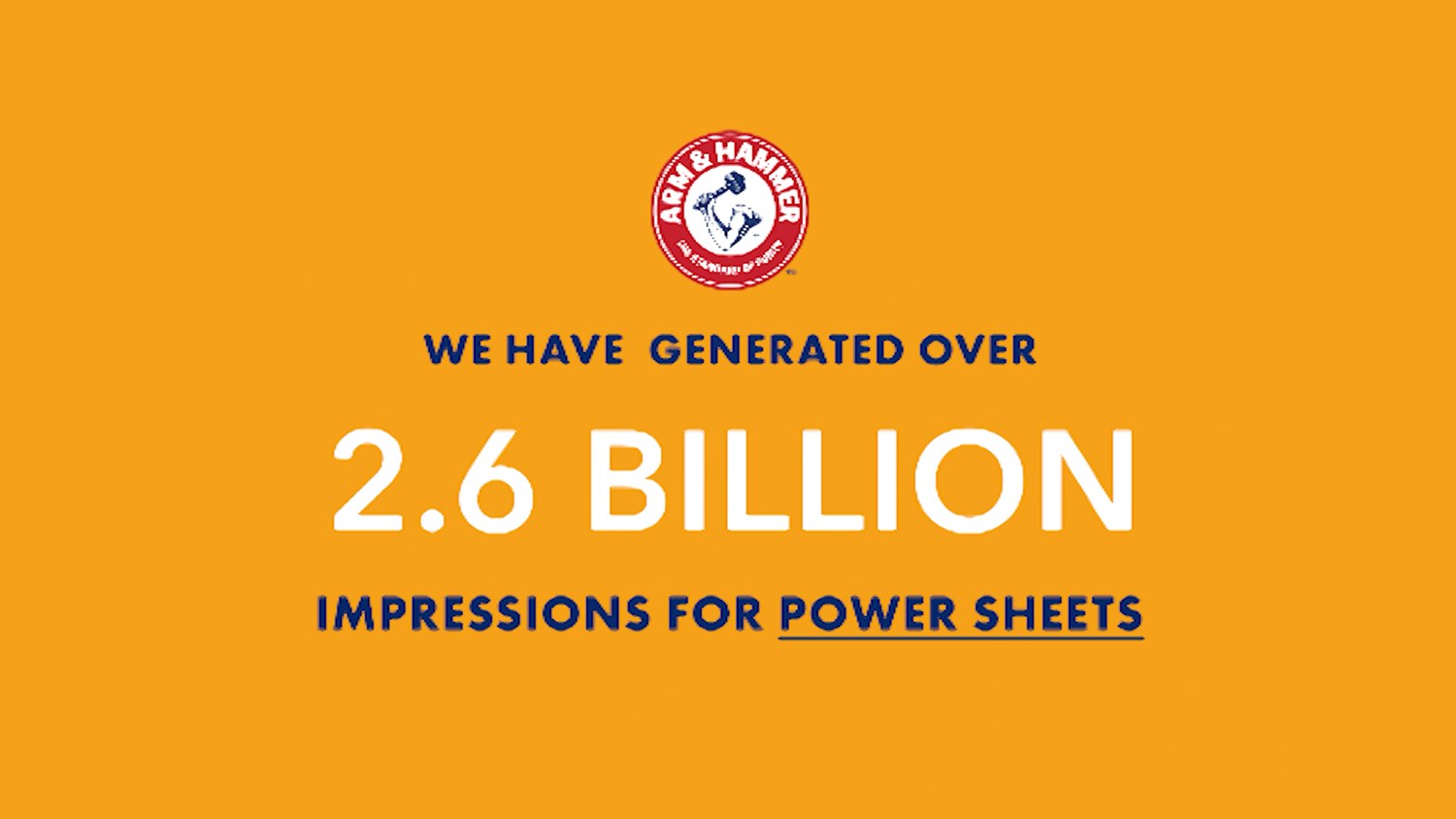 ARM & HAMMER™ Power Sheets Launch