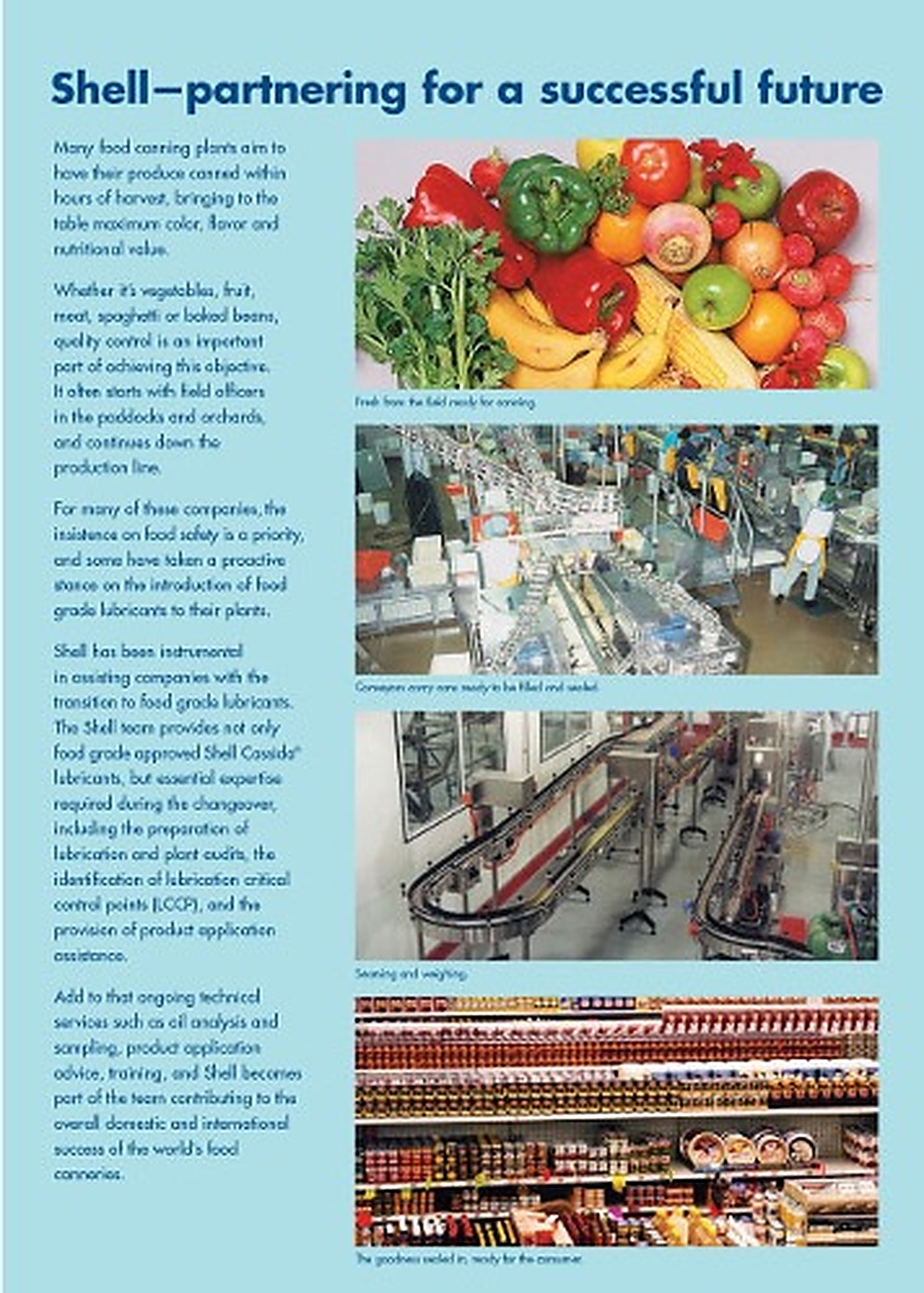 Shell Lub Food Canning