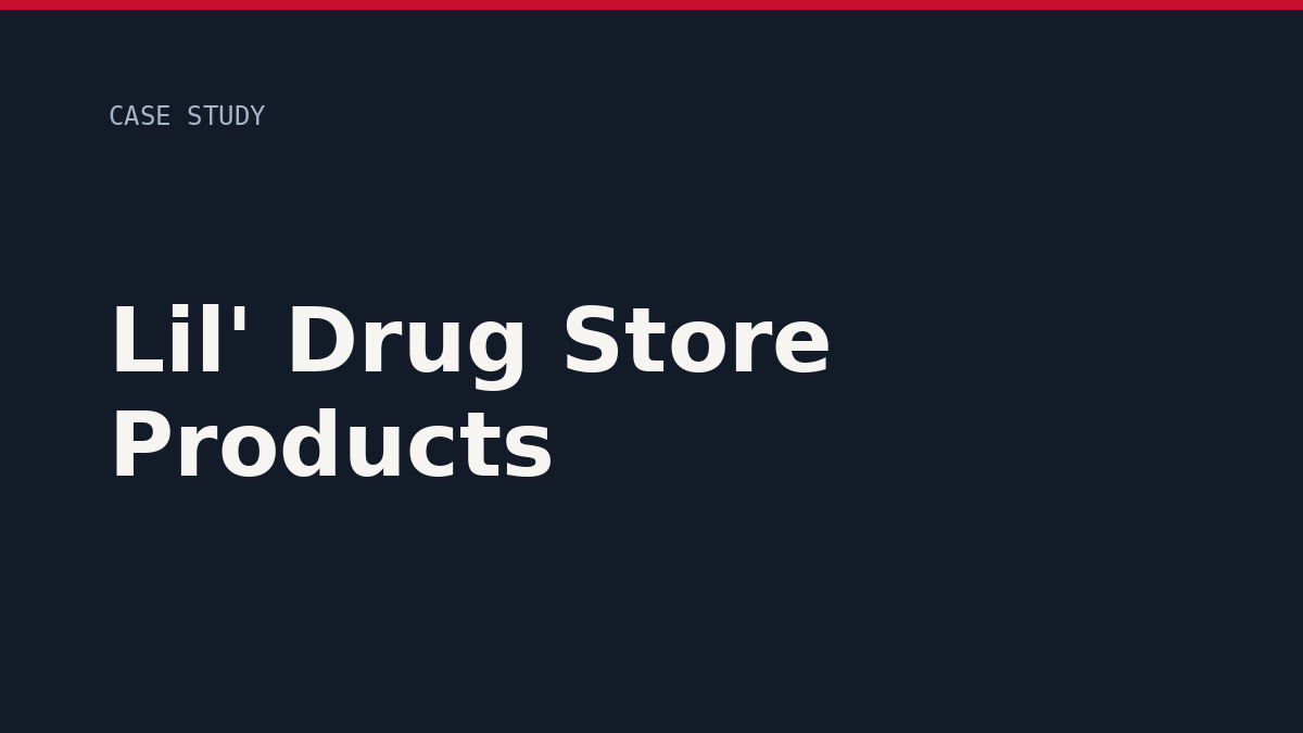 Lil' Drug Store Products